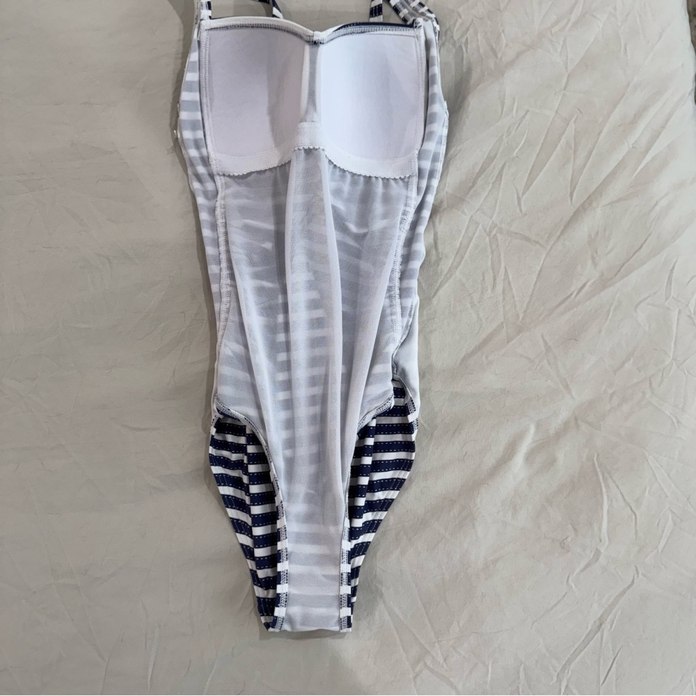 Nip Tuck  Joanne Twist‎ Striped One Piece Swimsuit - Picture 9 of 14